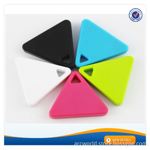 AWM303 Triangle Super Mini Wallet Anti Lost Alarm Portable Wireless Bluetooth Key Finder for Kids Bluetooth Tracker